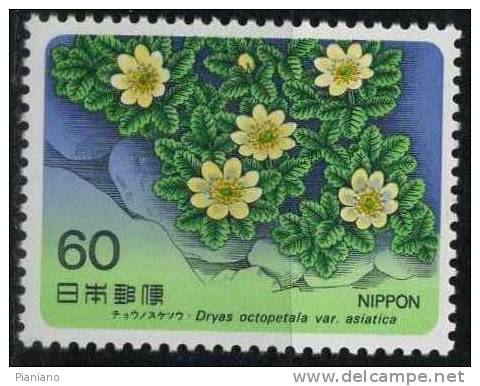 PIA - JAP - 1985 : Plantes Alpines   - (Yv 1521-22) - Neufs