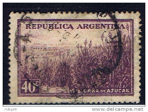 RA+ Argentinien 1936 Mi 424 Zuckerrohrplantage - Oblitérés