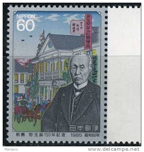 PIA - JAP - 1985 :  150° De La Naissance De Hisoka Maejima - (Yv 1539) - Unused Stamps