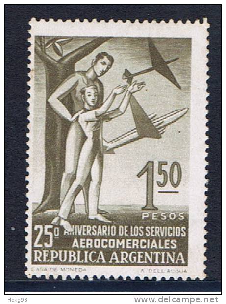 RA+ Argentinien 1955 Mi 633** Handelsluftfahrt - Neufs