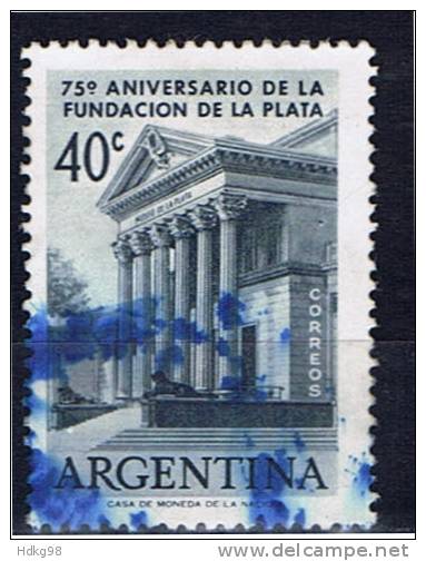 RA+ Argentinien 1958 Mi 667 La Plata - Gebraucht