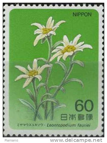 PIA - JAP - 1984 : Plantes Alpines - (Yv 1497-98) - Nuovi