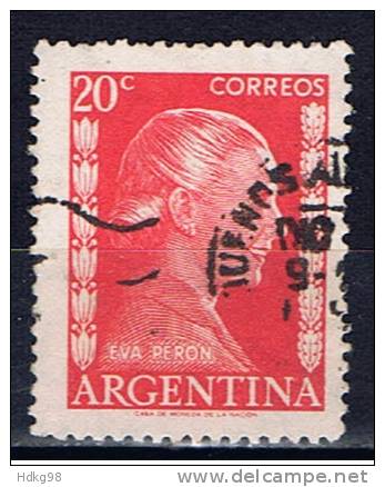 RA+ Argentinien 1952 Mi 594 Eva Peron - Usados