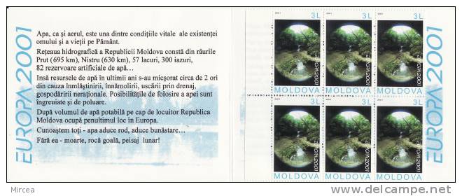 Moldavie - 2001 -  Carnet Yv.no.C 337 Neuf** - 2001