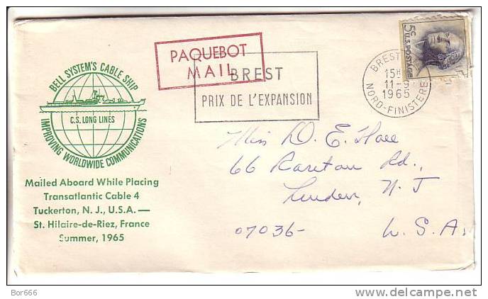 GOOD OLD USA " Paquebot Mail " Cover 1965 - Colis