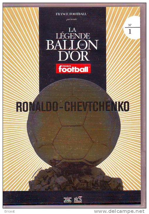 DVD LA LEGENDE DU BALLON D´OR RONALDO-CHEVTCHENKO (1) - Sport