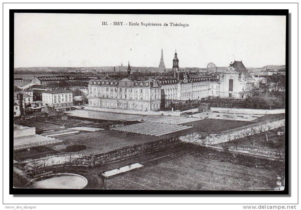 92  ISSY Les Moulineaux,  Ecole Supérieure De Théologie, Vue Générale, Dos Vierge, Ed IRN - Issy Les Moulineaux