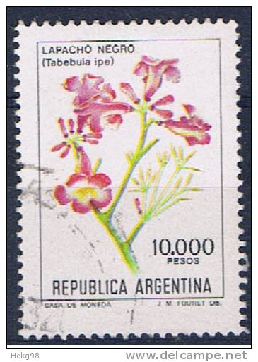 RA+ Argentinien 1982 Mi 1564 Tabebuia - Usados