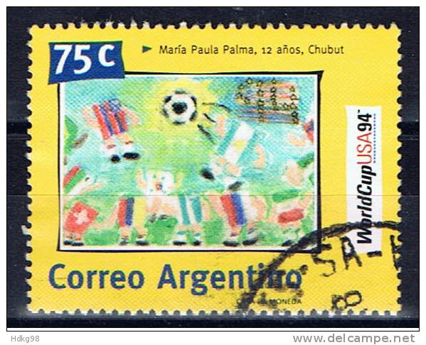 RA+ Argentinien 1994 Mi 2211-12 Fußball-WM - Gebruikt