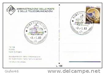 CARTOLINA - UFFICIALE AMMINISTRAZIONE PT 1983 - ROMA - Maximum Cards