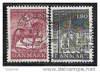 DENMARK - MUÉUM D'HISTOIRE DE FREDERIKSBORG - Yvert # 661/2 - VF USED - Gebruikt