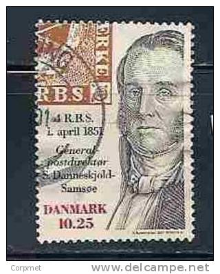 DENMARK - STAMPS On STAMPS - D. SAMSOE - Yvert # 1277 - VF USED - Used Stamps