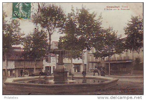 GRAULHET  LA PLACE 1910 - Graulhet