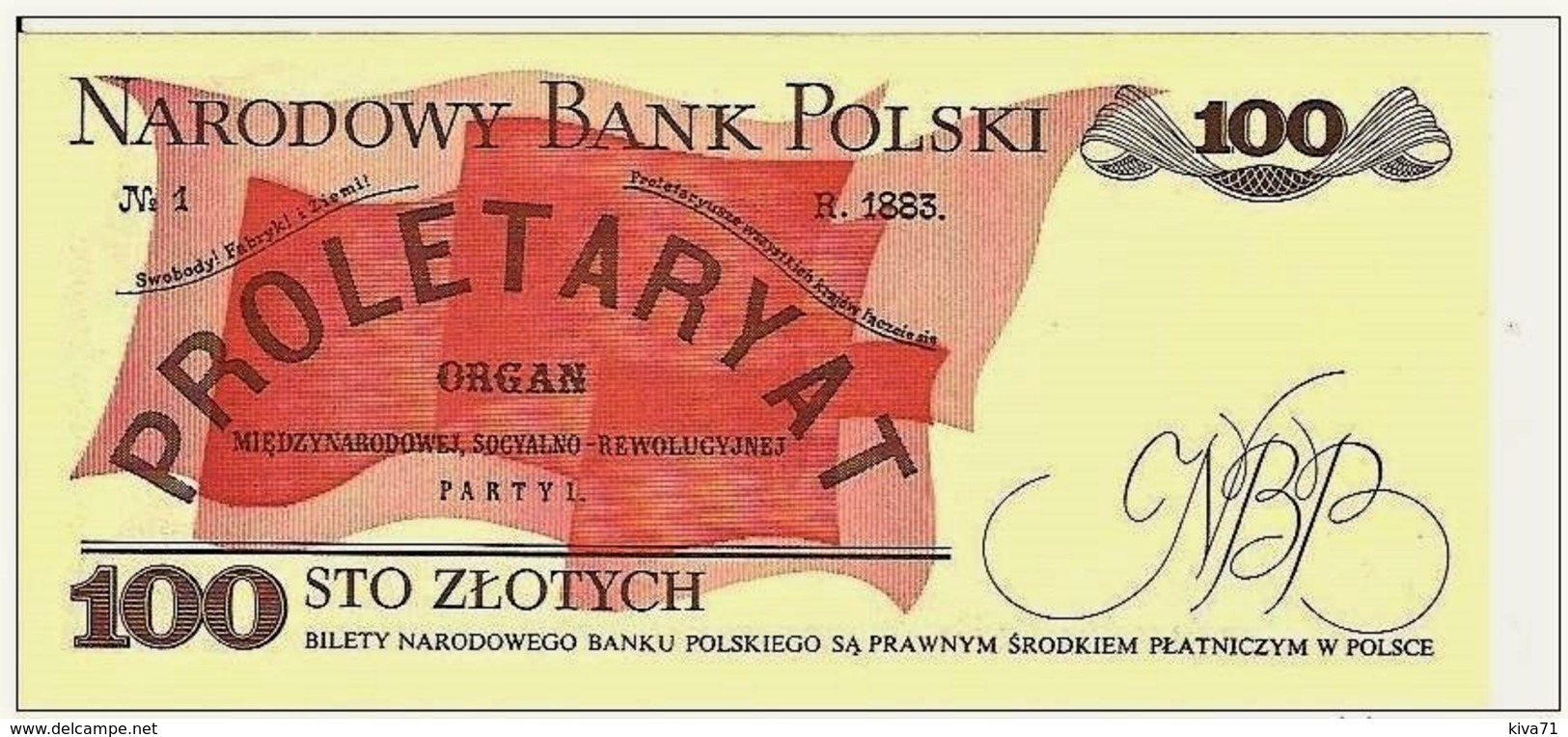 100 Zlotych "POLOGNE"  1988 UNC  Bc 74 - Pologne
