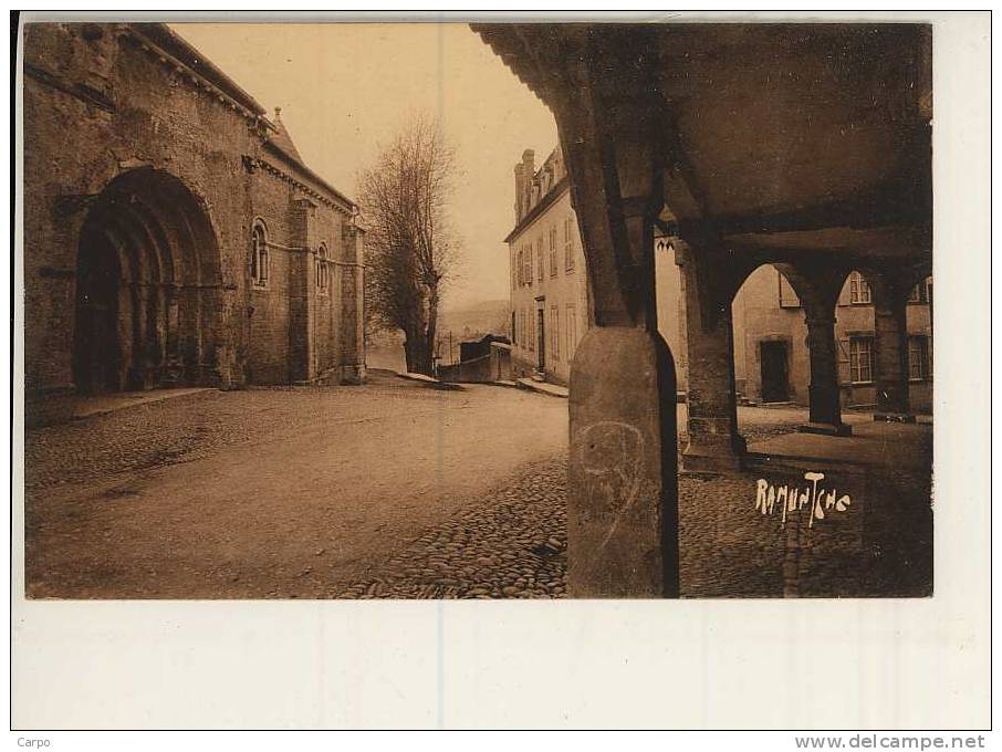 OLORON-SAINTE-MARIE. - Vieilles Maisons Et L'église Ste-Croix... - Oloron Sainte Marie