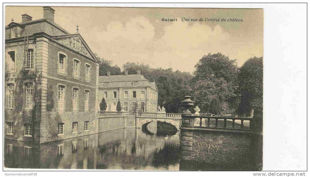 BELOEIL - UNE VUE DE L'ENTREE DU CHATEAU - Beloeil