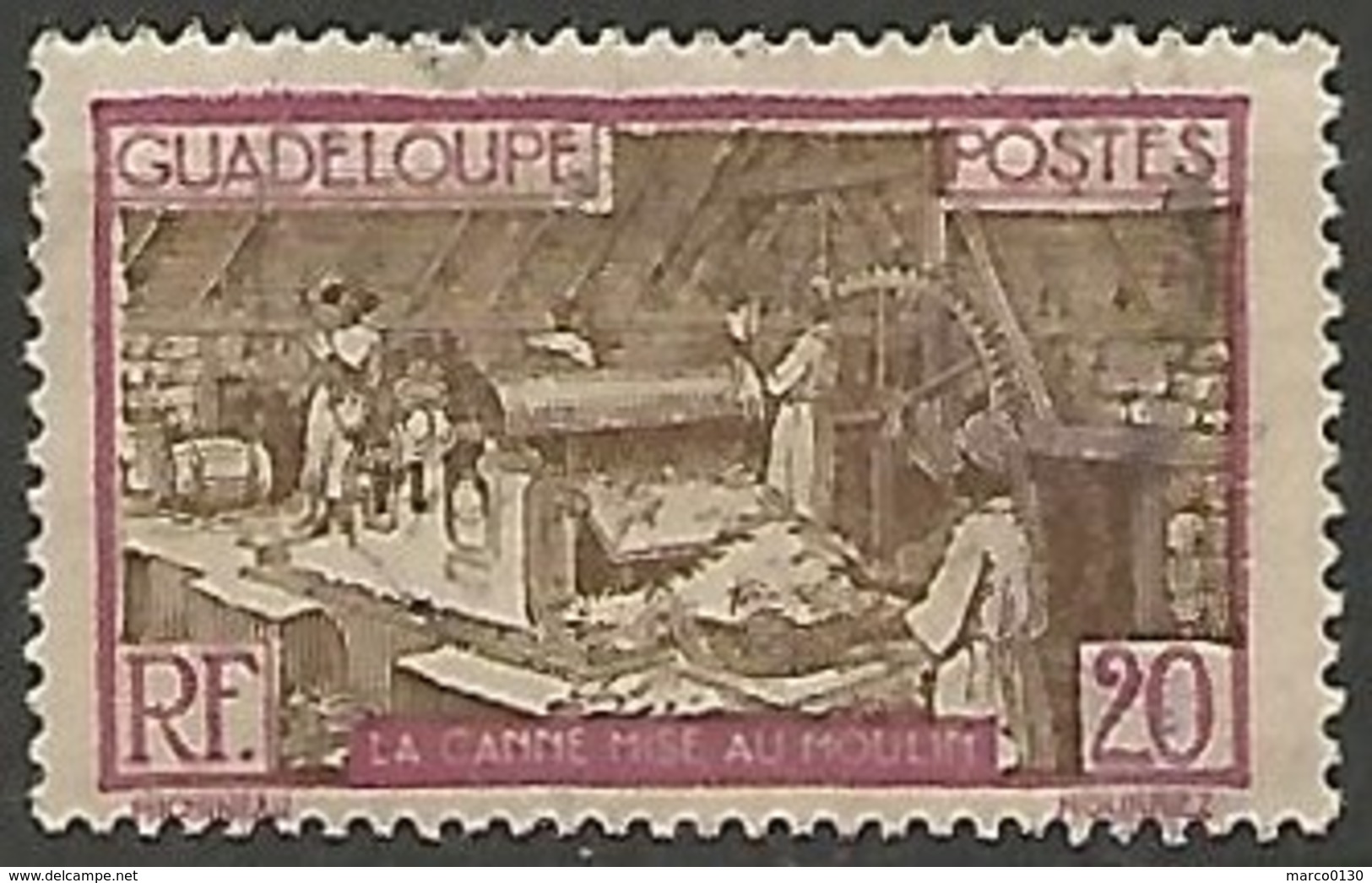 GUADELOUPE N° 105 OBLITERE - Used Stamps