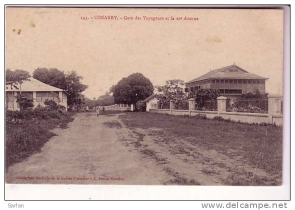 LOT-KO , GUINEE , CONAKRY , Gare Des Voyageurs Et La 10 E Avenue - Guinée Française