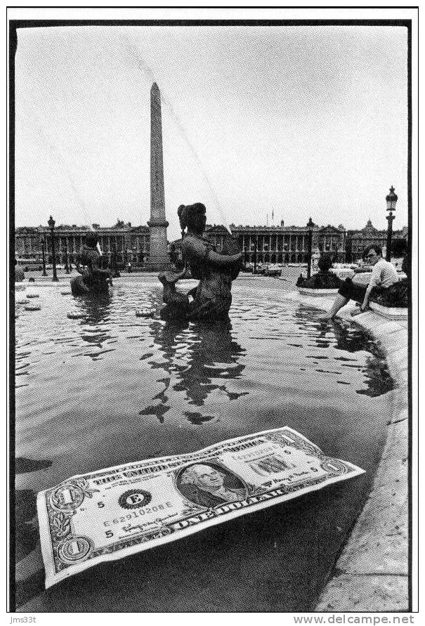 CPM - 1971 :  LE DOLLAR FLOTTANT - Photo : Michel LIPCHITZ - Evènements