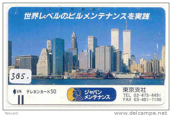 Telecarte Statue Of Liberty (385) Statue De La Liberte Twins Towers New York USA  Phonecard Japan - [5] Fehlliste