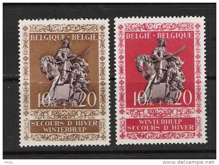 Belgie OCB 613 / 614 (*) - Unused Stamps