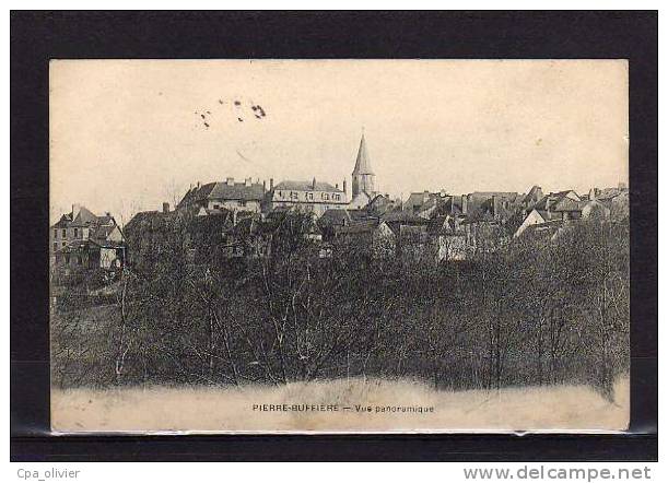 87 PIERRE BUFFIERE Vue Générale, Panoramique, Cachet Ambulant Limoges à Toulouse, Ed 1904 - Pierre Buffiere