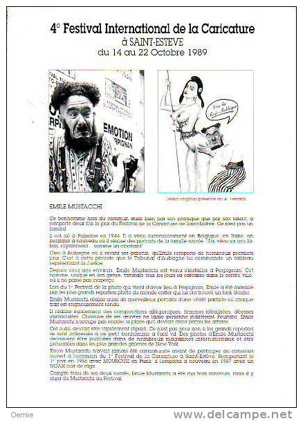 EMILE  MUSTACCHI  PEINTRE CATALAN  MINI  POSTER  DE FRANCOIS MITTERANT AVEC MARIANE  DE LA  REPUBLIQUE   030 X 022 - Original Drawings