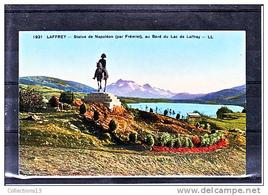 ISERE - Laffrey - Statue De Napoléon, Au Bord Du Lac Laffray - Laffrey
