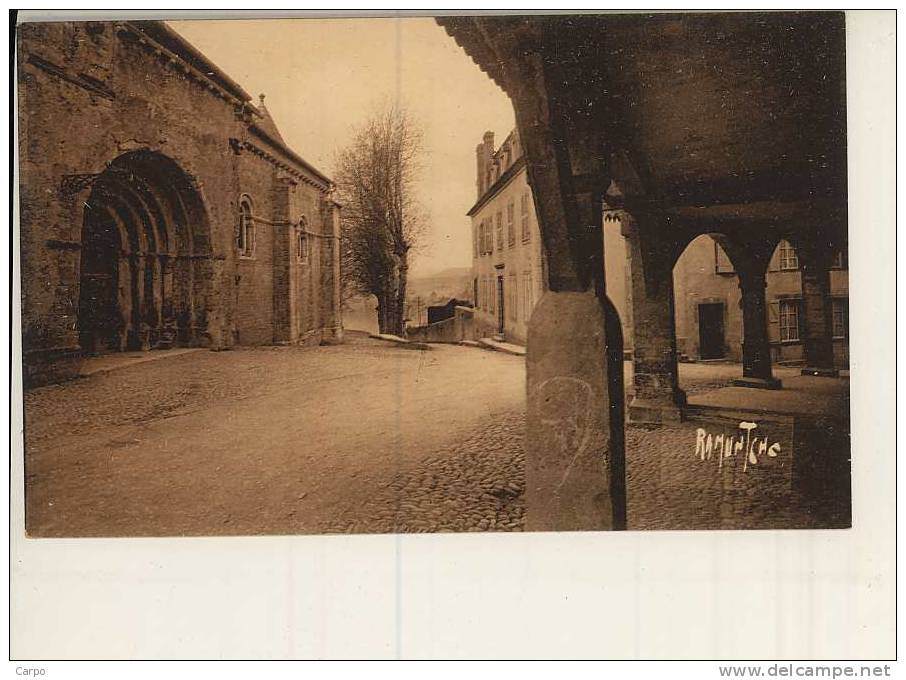 OLORON-SAINTE-MARIE. - Vieilles Maisons Et L'église Ste-Croix... - Oloron Sainte Marie