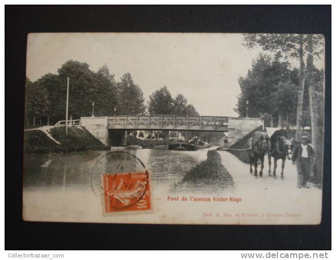 Vintage CA 1900 Postcard AK France Pont De L'avenue Victor Hugo - Bridges