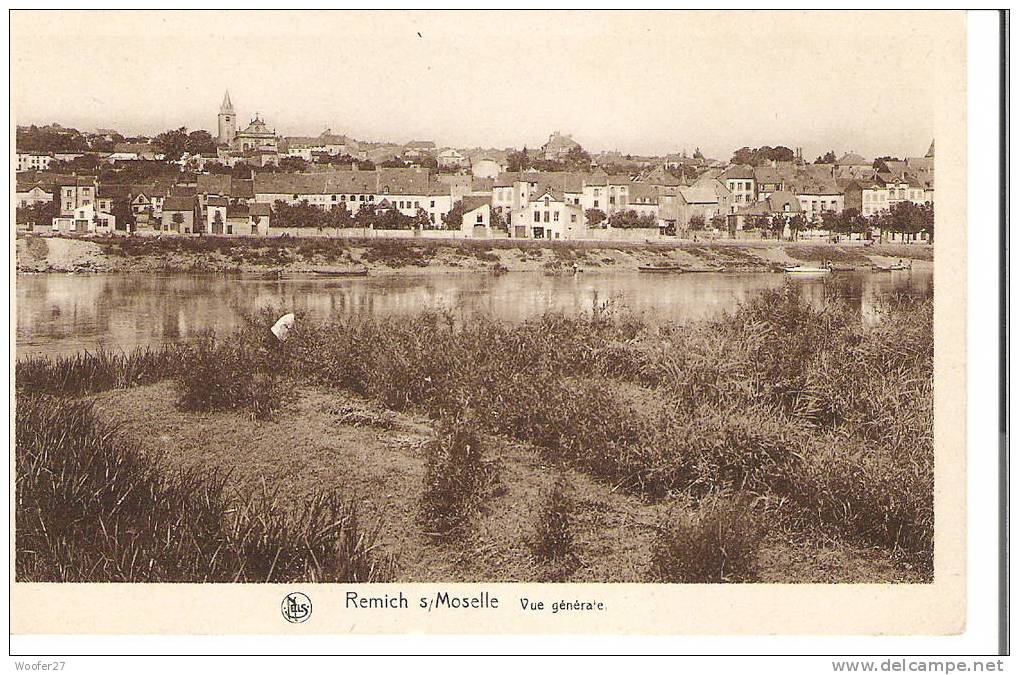 CPA REMICH SUR MOSELLE Vue Générale - Remich