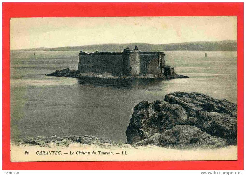 CARANTEC VERS 1916 LE CHATEAU DU TAUREAU CARTE EN BON ETAT - Carantec