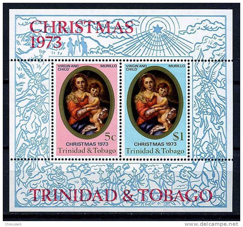 Trinité ** Bloc N° 10 - Noël. Tableaux - Trindad & Tobago (1962-...)