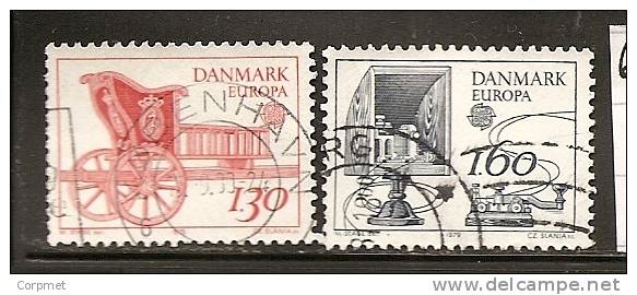 DENMARK - EUROPA-CEPT 1979 - Yvert # 687/8 - VF USED - Usado