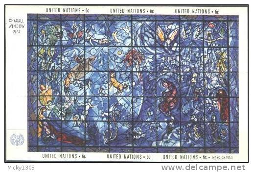 UN New York Block 4 Postfrisch / Miniature Sheet MNH ** (m007) - Neufs