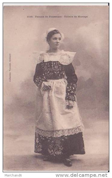 CPA.FINISTERE. FOUESNANT.  TOILETTE DE MARIAGE - Fouesnant