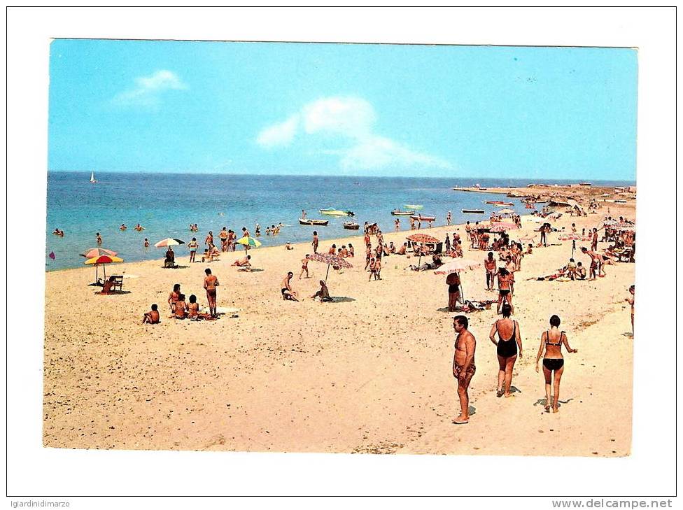 MARSALA (TP) - Veduta Della Spiaggia Del Mediterraneo - ANIMATA - Nuova, Non Viaggiata - In Buone Condizioni - DC1591. - Marsala