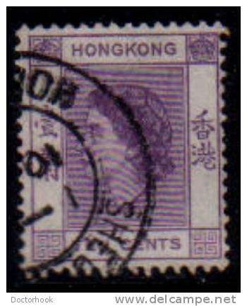HONG KONG   Scott #  186   F-VF USED - Oblitérés