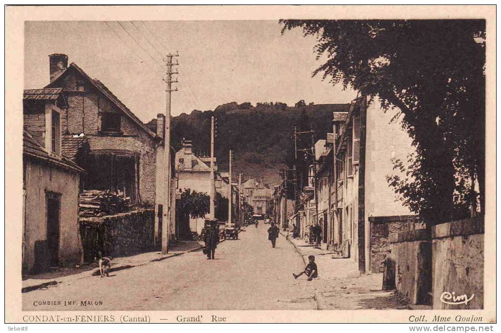 CONDAT EN FENIERS GRAND RUE - Condat