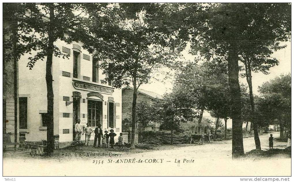 St-ANDRE De CORCY La Poste - Non Classés