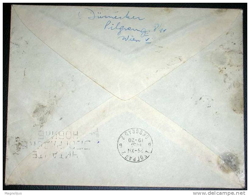 Austria,Letter,Alliierte Zenzurstelle 195,Stamp,Cover,Censored - Brieven En Documenten