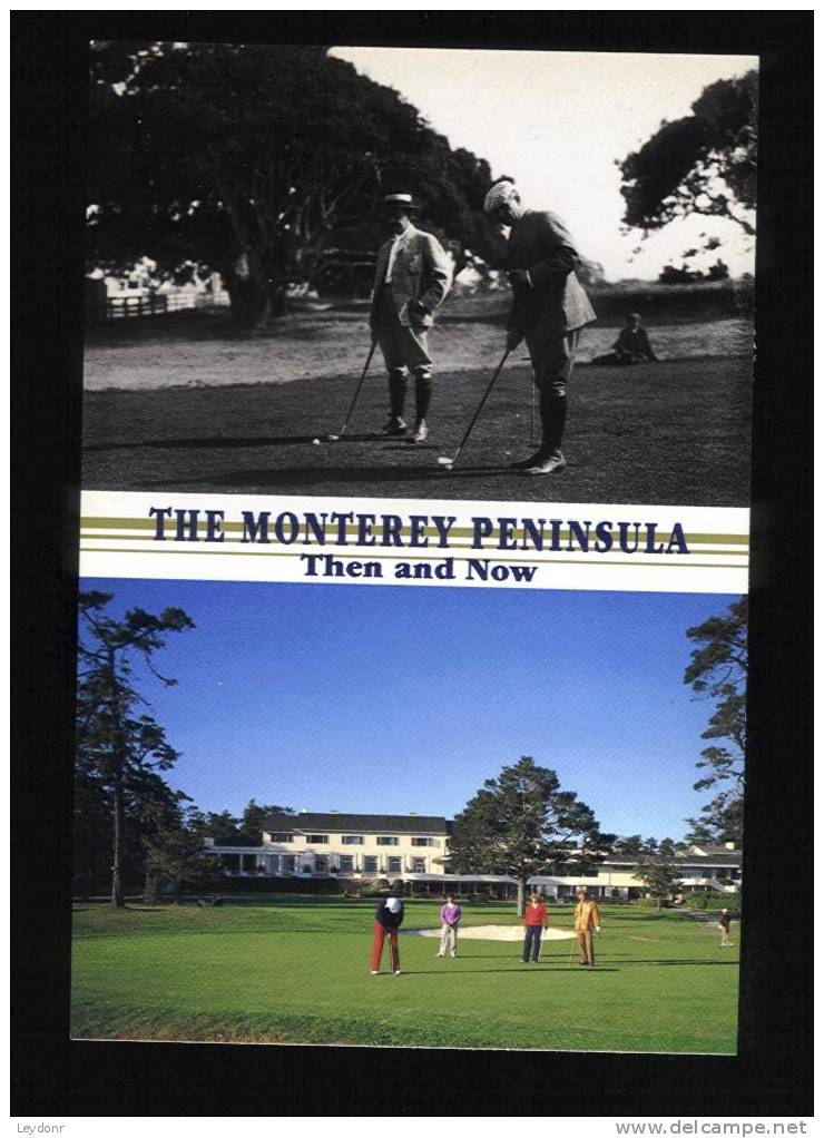 Monterey Peninsula - Then And Now - The Clothing Worn From Golfing On Pebble Beach Has Changed Throught The Years - Golf