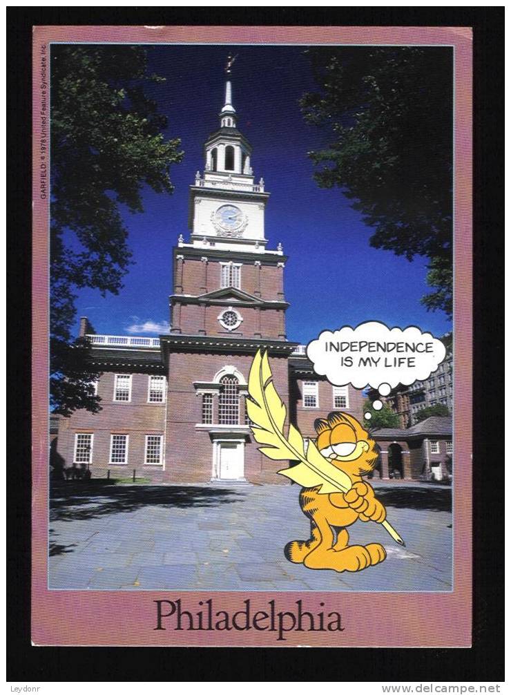 Philadelphia - Independence Is My Life - With Garfield The Cat - Philadelphia