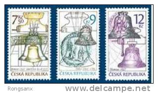2005 CZECH REP HANDICRAFT RELICS-BELLS 3V - Unused Stamps