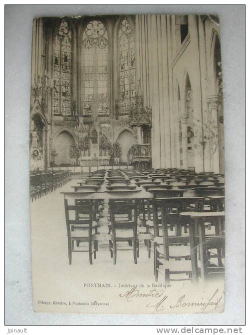 PONTMAIN - Intérieur De La Basilique - Pontmain