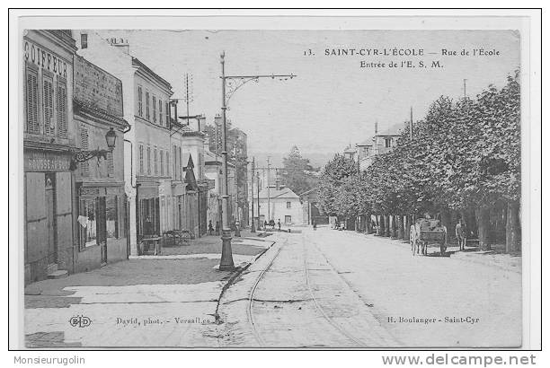 78 ) SAINT CYR L ECOLE, Rue De L'Ecole, Entrée Du E.S.M., Boulanger édit,  ** - St. Cyr L'Ecole