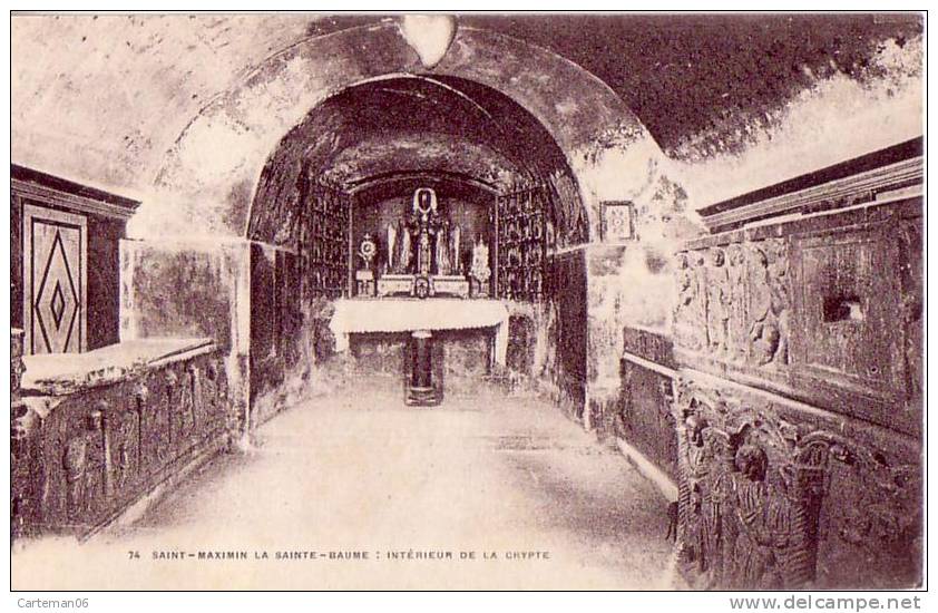 83 - Saint-Maximin La Sainte-Baume : Intérieur De La Crypte - Saint-Maximin-la-Sainte-Baume