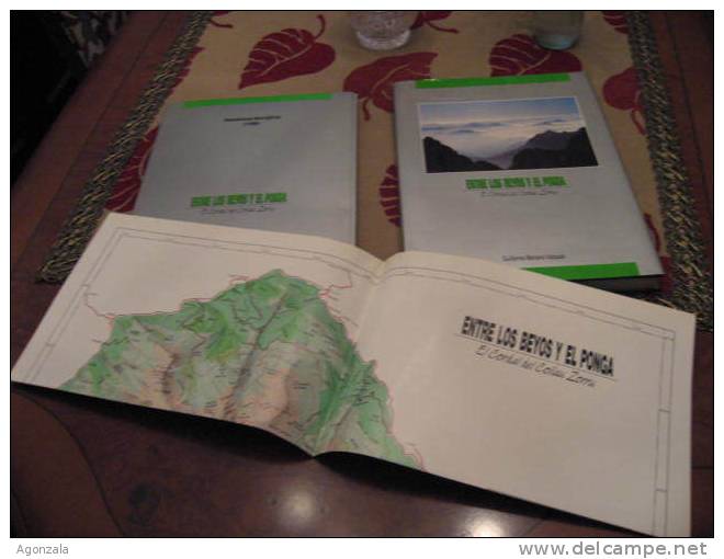 LIBRO ENTRE LOS BELLOS Y EL PONGA - CON CARPETA DE MAPAS DE LA CORDILLERA - Geography & Travel