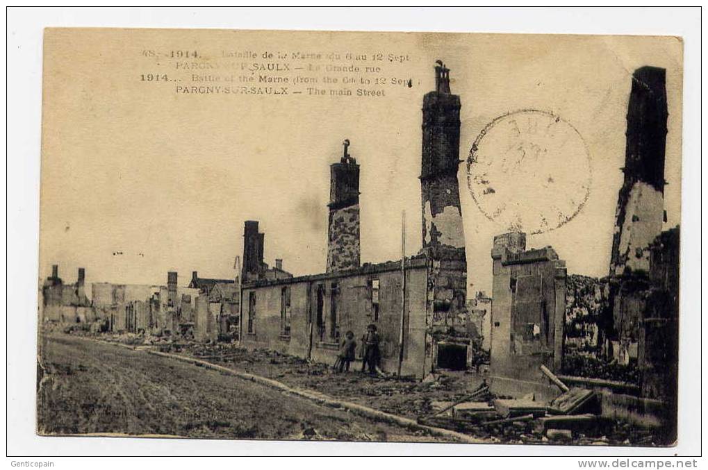 I5 - PARGNY-sur-SAULX - 1914 - Bataille De La Marne Du 6 Au 12 Septembre (1915) - Pargny Sur Saulx