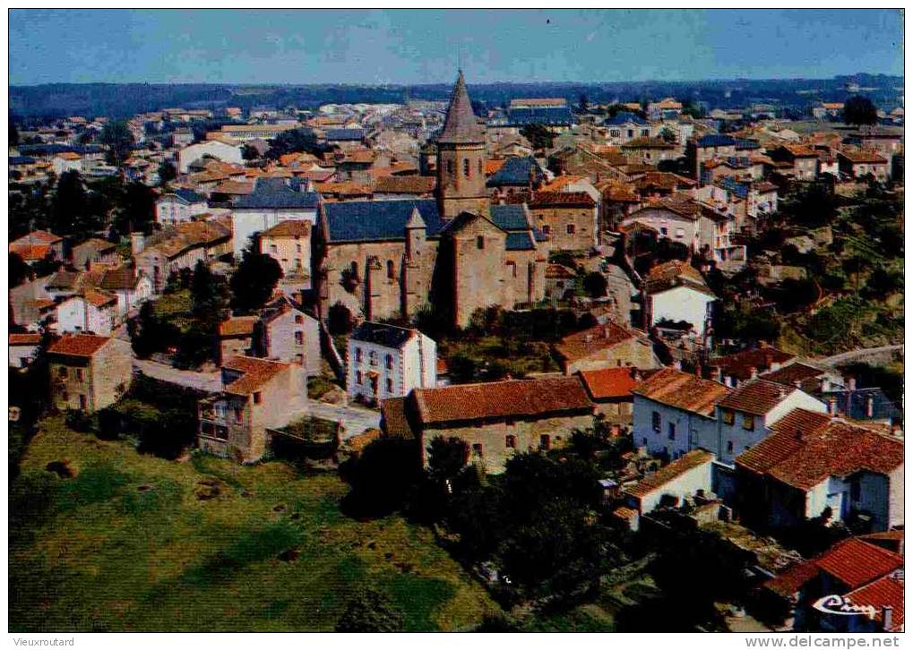 CPSM.CHATEAUPONSAC. VUE GENERALE AERIENNE. - Chateauponsac